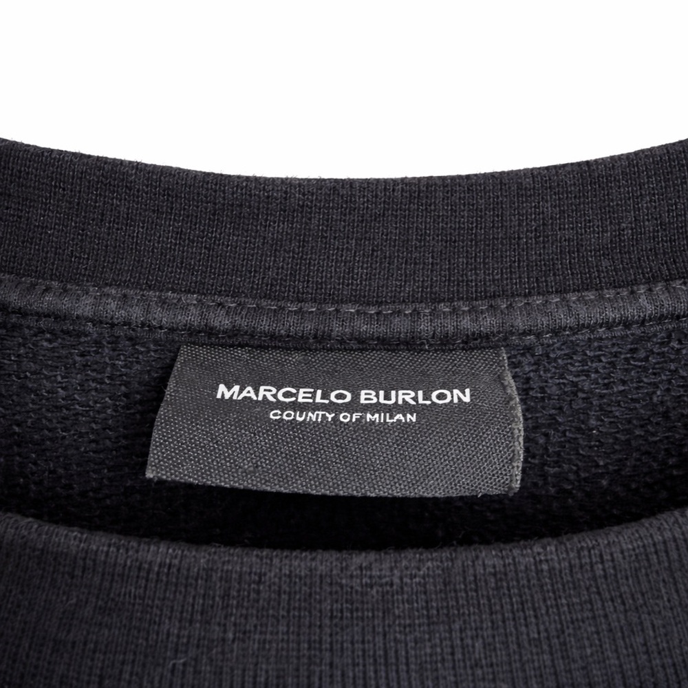 Marcelo Burlon County of Milan Tiger Graphic Sweatshirt DressXS Black Streetwear - Picture 8 of 10